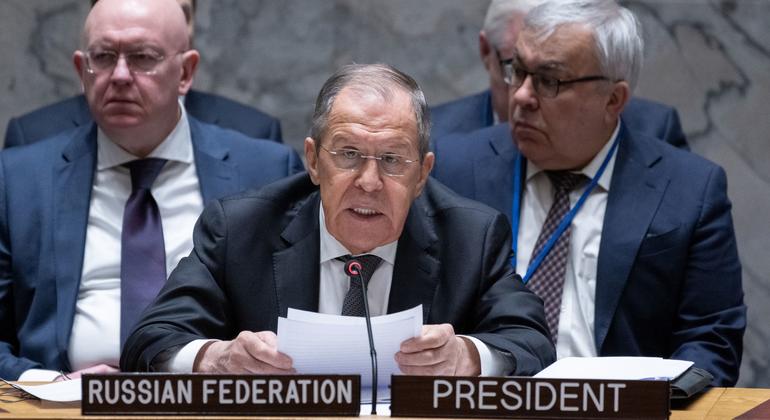 Министр иностранных дел РФ Сергей Лавров выступил на заседании Совета Безопасности ООН. 