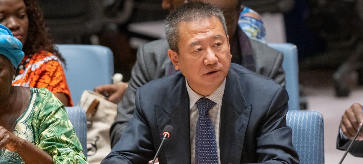 L'Envoyé spécial Huang Xia informe le Conseil de sécurité lors d'une réunion sur la situation dans la région des Grands Lacs.
