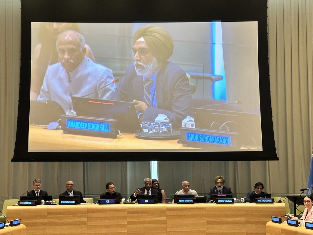 UN के तकनीकी दूत अमनदीप सिंह गिल और अरुण सुंदरराजन ने न्यूयॉर्क में संयुक्त राष्ट्र मुख्यालय स्थित भारतीय स्थायी मिशन में आयोजित एक कार्यक्रम को संबोधित किया।