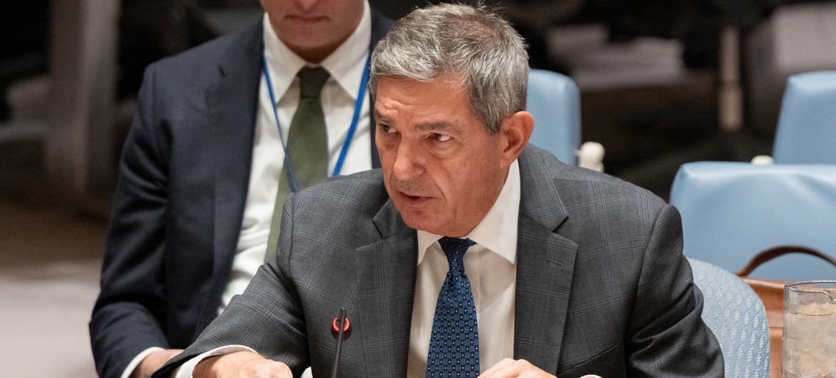 EU Ambassador Stavros Lambrinidis briefs the Security Council as the Coordinator of the Joint Commission established by the JCPOA. EU Ambassador Stavros Lambrinidis briefs the Security Council as the Coordinator of the Joint Commission established by the JCPOA.