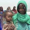 A woman and her child displaced by conflict in northern Ethiopia. (file)