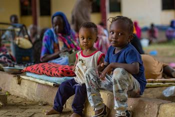 The conflict in Sudan has displaced thousands of children and their families. 