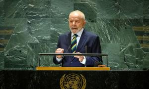 President Luiz Inácio Lula da Silva of Brazil addresses the general debate of the General Assembly's 79th session.