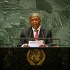 O presidente João Manuel Gonçalves Lourenço de Angola discursa no debate geral da 79.ª sessão da Assembleia Geral