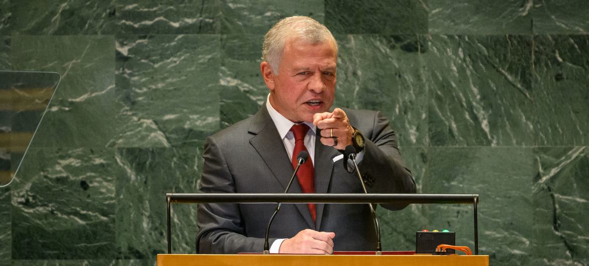 King Abdullah II ibn Al Hussein of the Hashemite Kingdom of Jordan addresses the general debate of the General Assembly’s 79th session.