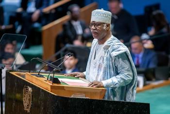 General Assembly Philémon Yang Yang addresses the opening of the general debate of the UN General Assembly’s 79th session.