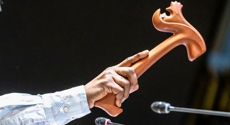 O presidente da Assembleia Geral, Philémon Yang, abre o debate geral da ONU