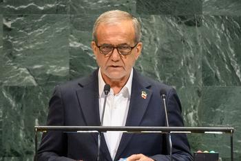 ईरान के राष्ट्रपति मसूद पेज़ेशकियाँ ने, जनरल डिबेट को सम्बोधित करते हुए, परमाणु हथियार नहीं बनाने का इरादा दोहराया.