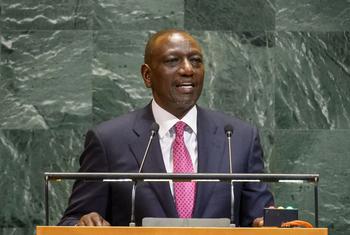 President William Ruto of Kenya addresses the general debate at the 80th session of the UN General Assembly.