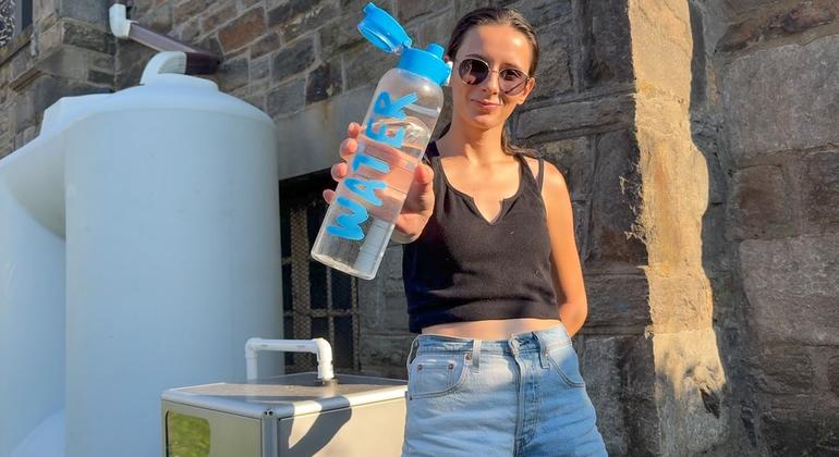 Cycleau की संस्थापक नोएमी फ़्लोरिया, जल के पुन: उपयोग के समाधानों के ज़रिए, सामाजिक न्याय व जलवायु कार्रवाई की दिशा में अहम योगदान दे रही हैं.