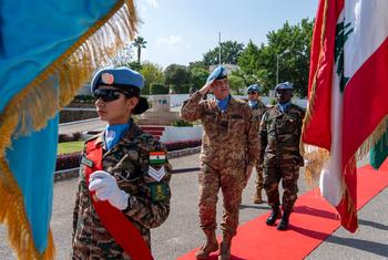 UNIFIL marks the 80th anniversary of the founding of the United Nations with a ceremony held at its headquarters in Naqoura, south Lebanon.