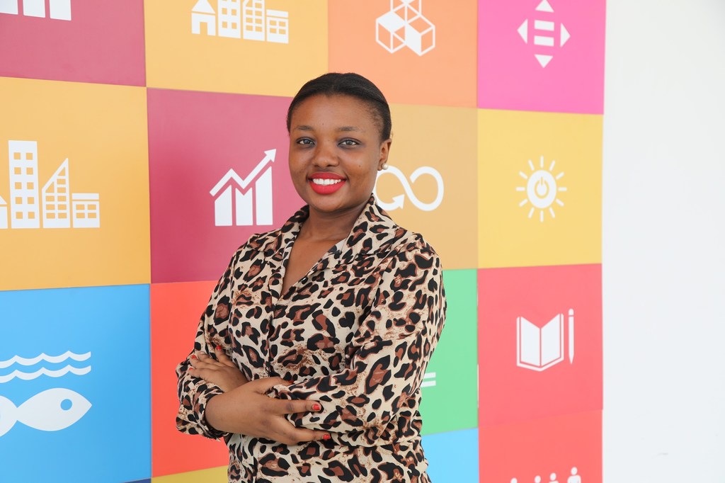 Suzane Sylvester, Mwenyekiti wa Asasi ya Vijana wa Umoja wa Mataifa nchini Tanzania (YUNA Tanzania).