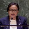 Постоянный представитель Кыргызской Республики при ООН Аида Касымалиева.