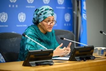 Первый заместитель Генерального секретаря ООН Амина Мохаммед. 