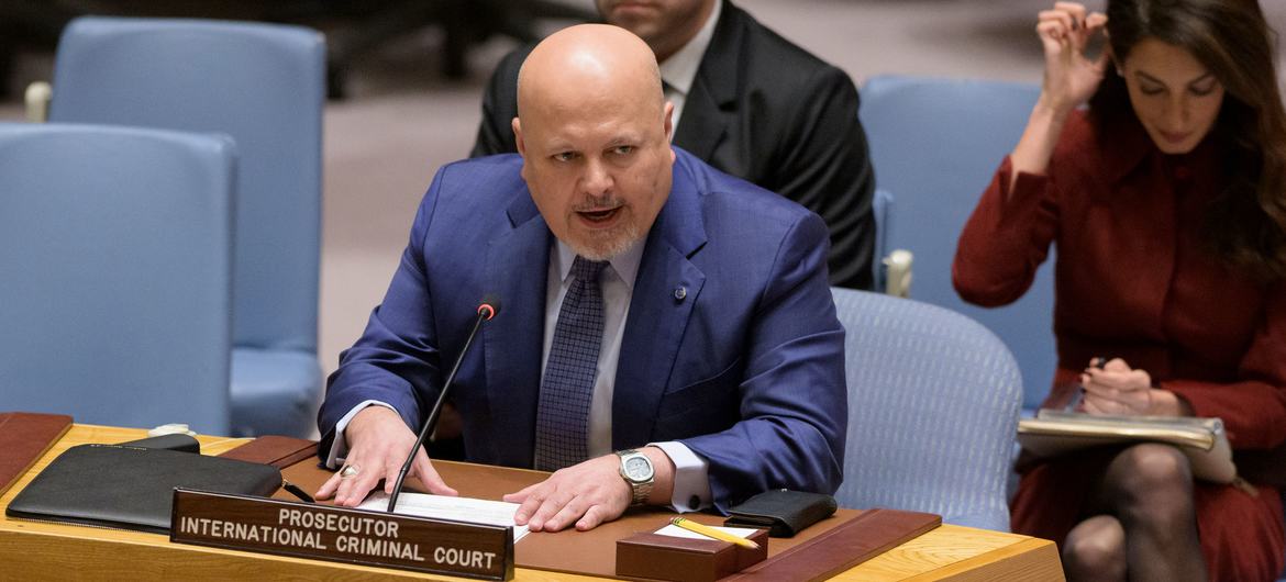 Karim Khan, Prosecutor of the International Criminal Court, briefs the Security Council meeting on the situation in Sudan and South Sudan.