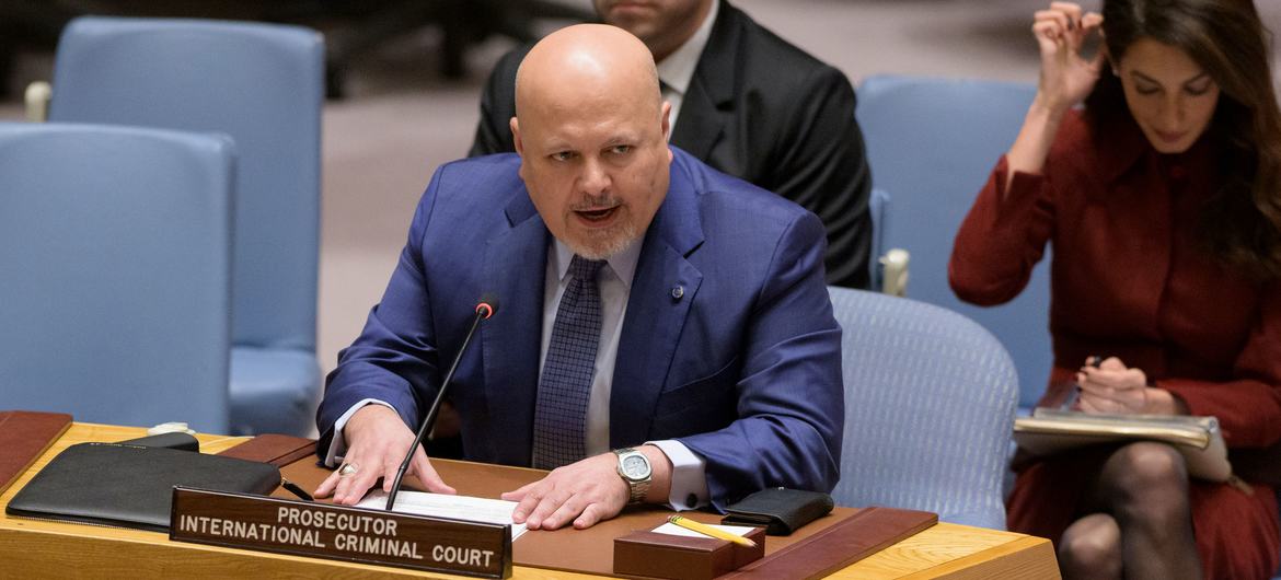 Karim Khan, Prosecutor of the International Criminal Court. (file)