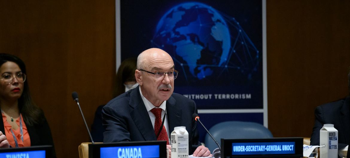 اقوام متحدہ کے دفتر برائے انسداد دہشت گردی کے سربراہ ولادیمیر وورنکوو (فائل فوٹو)۔