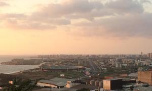 Wide view of Tripoli, Lebanon	