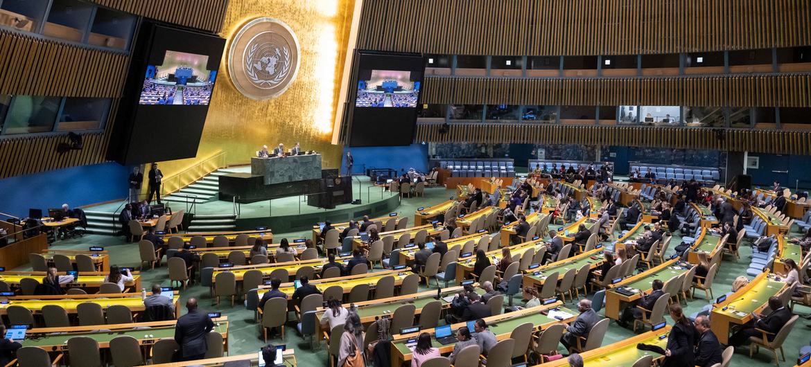 Зал Генассамблеи ООН. Фото из архива