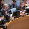 संयुक्त राष्ट्र महासचिव एंतोनियो गुटेरेश ने न्यूयॉर्क स्थित संयुक्त राष्ट्र मुख्यालय में, सूडान के मुद्दे पर संयुक्त राष्ट्र सुरक्षा परिषद के एक आपातकालीन सत्र को सम्बोधित किया.