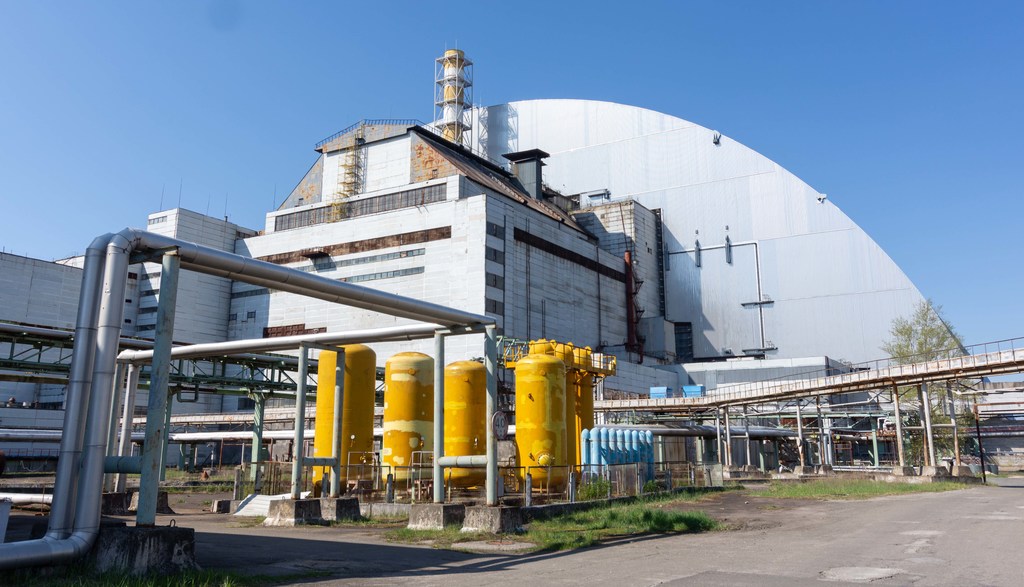 Le site de la centrale nucléaire de Tchernobyl, en Ukraine.