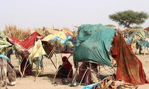 Thousands of refugees are crossing the border  into Chad fleeing violence in Sudan.