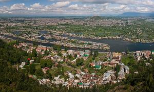 Srinagar, la mayor ciudad de Jammu y Cachemira.