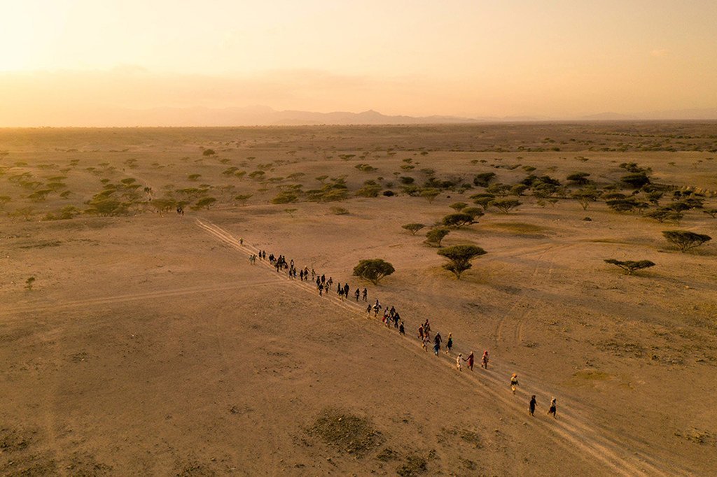 Migrants travel by foot and by vehicle across Africa in order to reach Europe and other destinations.