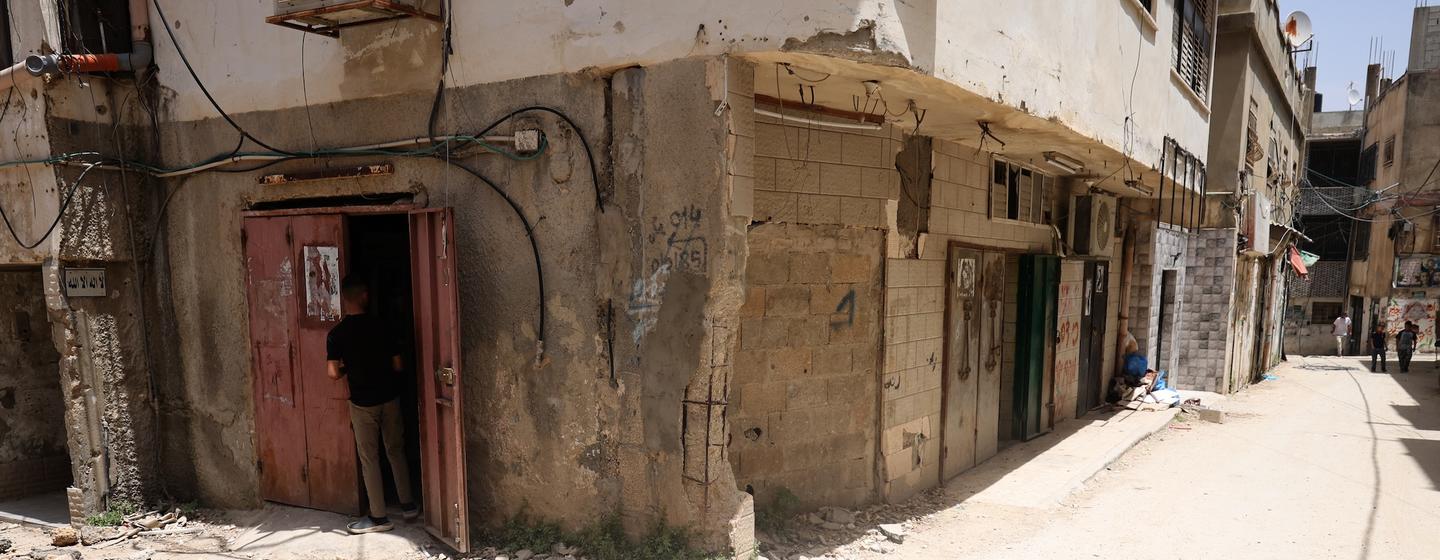 Routes, bâtiments et infrastructures endommagés en raison de l'escalade de la violence à Jénine, en Cisjordanie occupée.