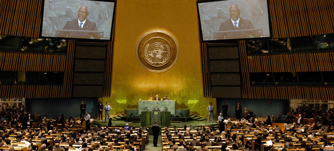In September 2005, heads of states and governments from around the world gathered at the UN Headquarters for the World Summit. In September 2005, heads of states and governments from around the world gathered at the UN Headquarters for the World Summit.