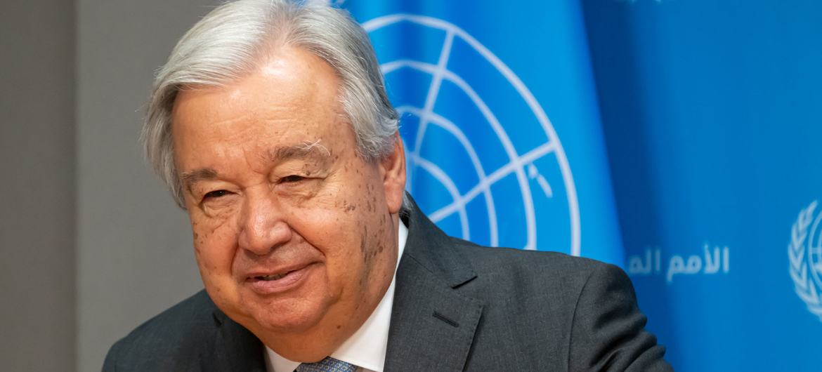 Secretário-geral da ONU, António Guterres