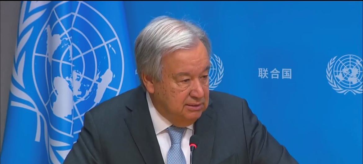 El Secretario General de la ONU, António Guterres. (Archivo)