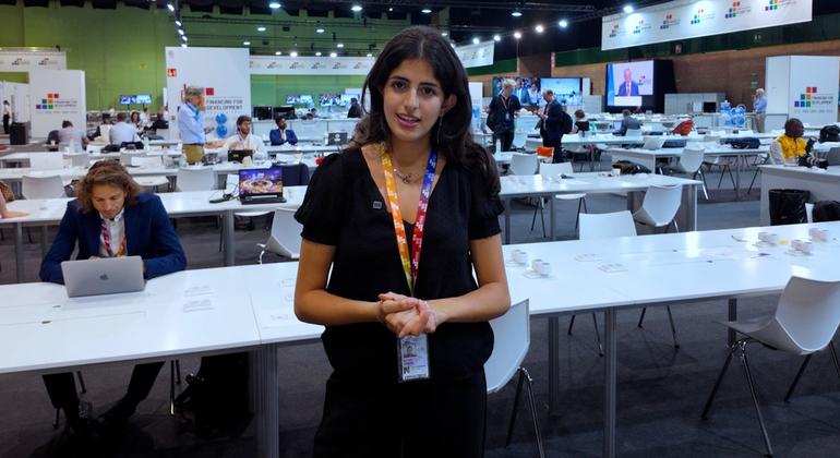 من لبنان إلى العالم: صوت شبابي يدعو للسلام والعدالة من مؤتمر تمويل التنمية