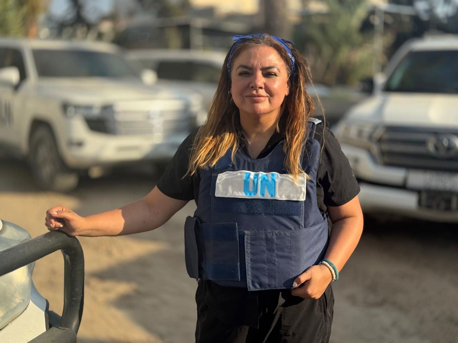 Sonia Silva, UNICEF Head of Office in Gaza.