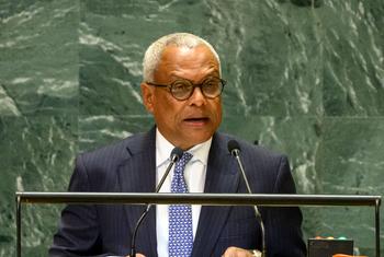O Presidente José Maria Pereira Neves de Cabo Verde discursa no debate geral da septuagésima nona sessão da Assembleia Geral