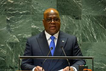 Le President Félix-Antoine Tshisekedi Tshilombo de la République Démocratique du Congo à la 79eme Session de l'Assemblée générale