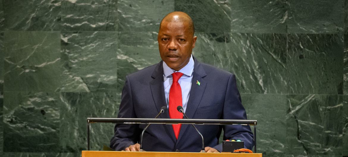 O primeiro-ministro de São Tomé e Príncipe, Américo D’Oliveira dos Ramos, conversou com a ONU News após discursar na Assembleia Geral