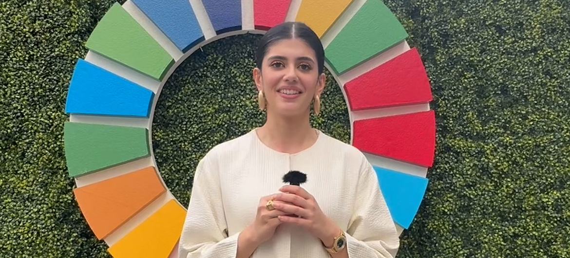 संजना सांघी, UNDP-इंडिया की युवा चैम्पियन.