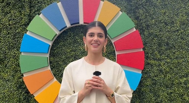 संजना सांघी, UNDP-इंडिया की युवा चैम्पियन.