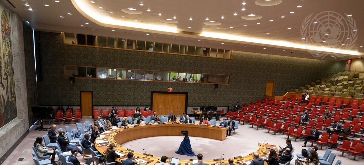 صورة من الأرشيف: مجلس الأمن يجتمع لتباحث الأوضاع في سوريا.