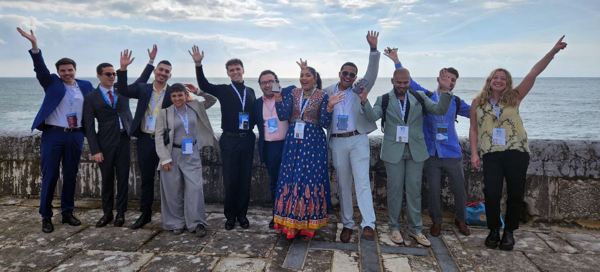 Youth Forum participants brought messages of peace to the UN Alliance of Civilizations, in Cascais, Portugal.