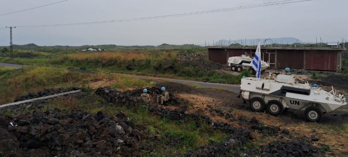 La MONUSCO maintient ses positions pour aider les forces armées nationales à repousser le groupe armé M23 et à protéger les civils dans l'est de la RDC.