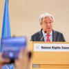 António Guterres se dirige al Consejo de Derechos Humanos.