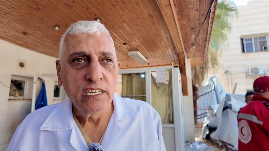 Dr. Haidar Al-Qudra, directeur de l'hôpital Al Amal. 