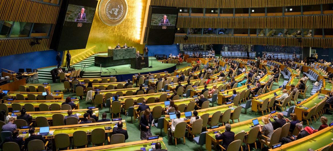 General Assembly commemorates 80th anniversary of the signing of UN Charter. General Assembly commemorates 80th anniversary of the signing of UN Charter.