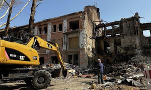 The port city of Mykolaiv, in the south of Ukraine, is being targeted with renewed shelling.