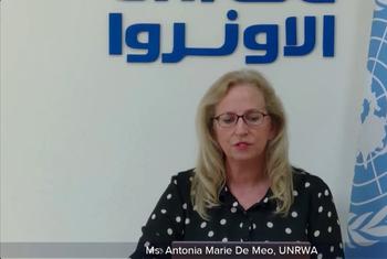 Antonia de Meo, comisionada general adjunta de la Agencia de la ONU para los Refugiados Palestinos (UNRWA).