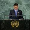 (أرشيف 2022): الدكتور محمد بن عوض الحسان الممثل الدائم لسلطنة عُمان لدى الأمم المتحدة ، يلقي كلمة في المناقشة العامة للدورة السابعة والسبعين للجمعية العامة.