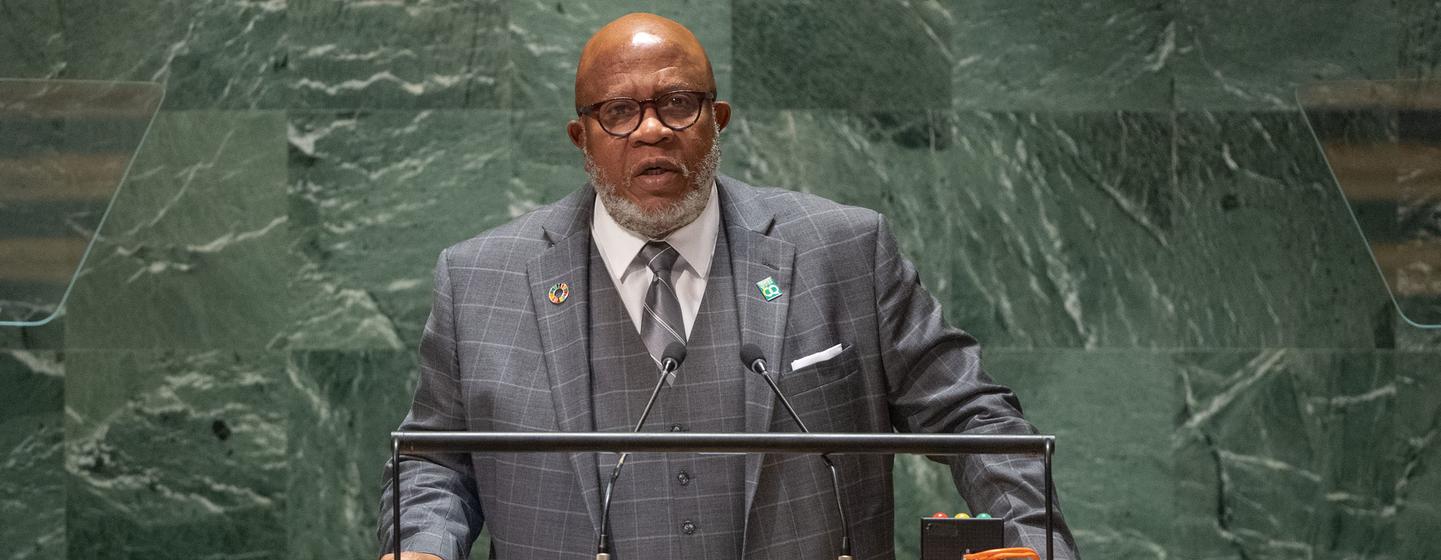 اقوام متحدہ کی جنرل اسمبلی کے صدر ڈینس فرانسس 78ویں سالانہ اجلاس کے اختتام پر اعلیٰ سطحی ہفتے کے دوران ہوئی بحث کو سمیٹ رہے ہیں۔