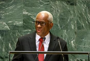 Edgar Leblanc Fils, Président du Conseil présidentiel de la transition d'Haïti, s'adresse au débat général de la 79ème session de l'Assemblée générale.